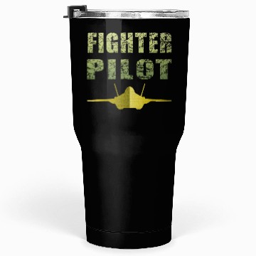 Discover Fighter Pilot F-35 Art Design Tumblers 30 Oz