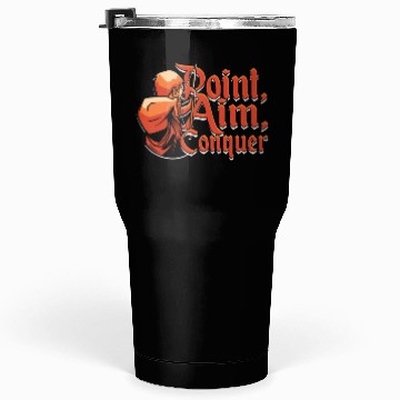 Discover Archery Archer Point, aim, conquer Tumblers 30 Oz