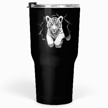 Discover peeking tiger cub Tumblers 30 Oz