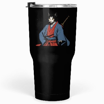 Discover Samurai Cat Tumblers 30 Oz
