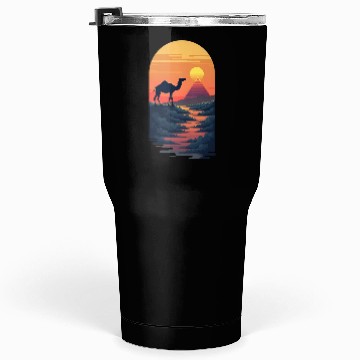 Discover Sunset Behind the Pyramids Tumblers 30 Oz