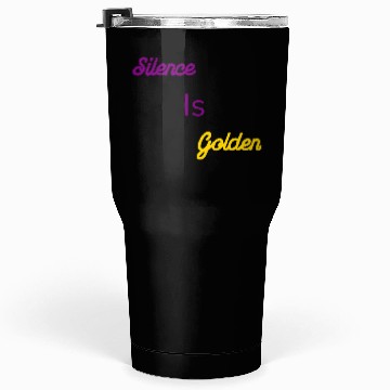 Discover Silence Is Golden Purple Tumblers 30 Oz