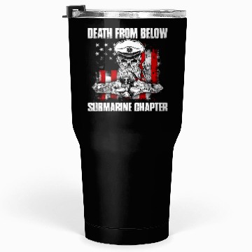 Discover Death From Below Submarine Chapter Patriotic Tumblers 30 Oz