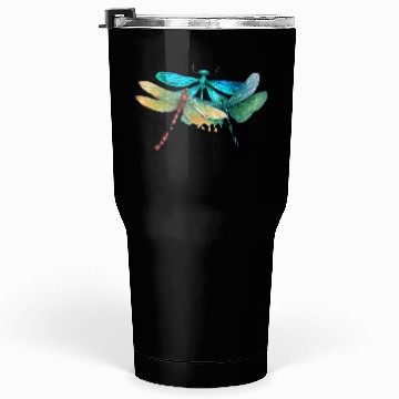 Discover Colorful Dragonflies - Dragonfly Design Tumblers 30 Oz
