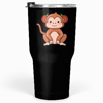Discover Monkey Tomato Design for Monkeys Lovers Tumblers 30 Oz