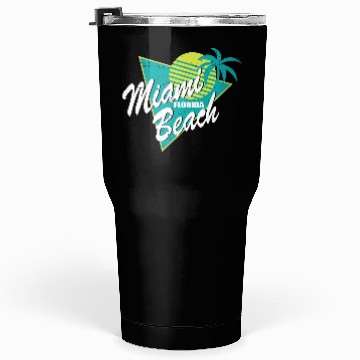 Discover Miami Florida Beach Tumblers 30 Oz
