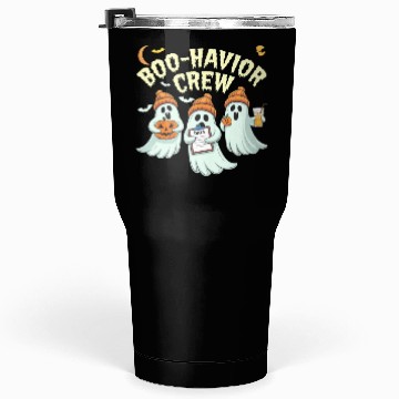 Discover Boo-Havior Crew Ghosts Data Halloween Fun Tumblers 30 Oz