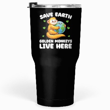Discover Save The Earth Yellow Monkeys Live Here Earth Tumblers 30 Oz