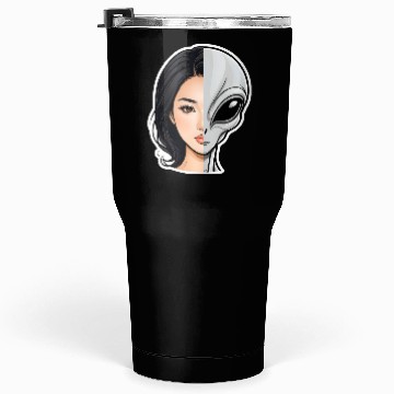 Discover Human-Alien Hybrid Hubrid Alien Agenda Tumblers 30 Oz