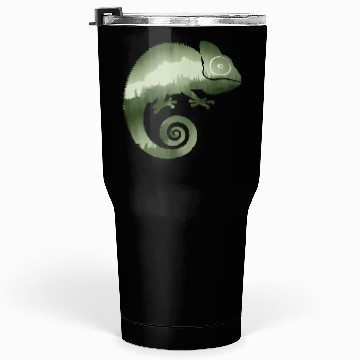 Discover green chameleon monochrome silhouette Tumblers 30 Oz