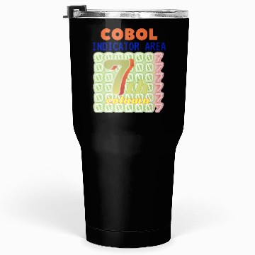 Discover Indicator Area in Cobol Programming Tumblers 30 Oz