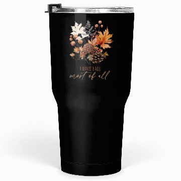 Discover Autumn Flowers Tumblers 30 Oz
