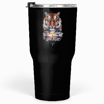 Discover Tiger Paradise Jungle for a Tiger lovers Tumblers 30 Oz