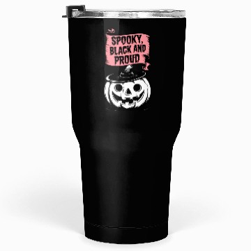 Discover Spooky Black and Proud Tumblers 30 Oz