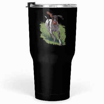 Discover German Shorthaired Pointer Running In Field Tumblers 30 Oz