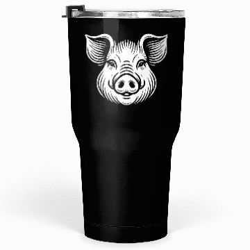 Discover Pig face pigs vector farm animal path18 Tumblers 30 Oz