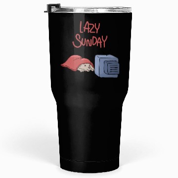 Discover Lazy Sunday Funny Quote Print Tumblers 30 Oz