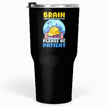 Discover Depression Awareness Brain Under Construction Tumblers 30 Oz