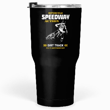 Discover Motorcycle Speedway Racing Tumblers 30 Oz