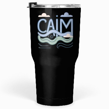 Discover Calm: Peaceful and Minimalist Design Tumblers 30 Oz