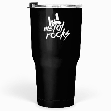 Discover Heavy metal rocks graffiti spray drop hand gesture Tumblers 30 Oz