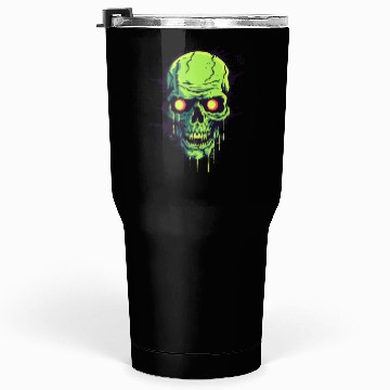 Discover Crack in a Wall: Green Skull Tumblers 30 Oz