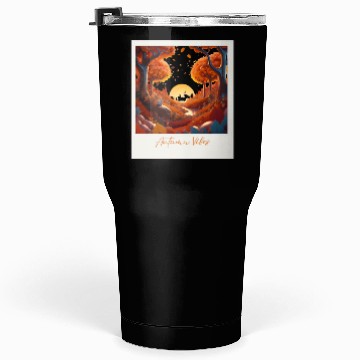 Discover Autumn Vibes Surrealism Tumblers 30 Oz