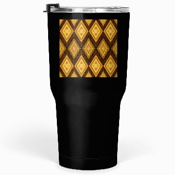 Discover Ancient Gold Diamond Pattern, indigenous art Tumblers 30 Oz