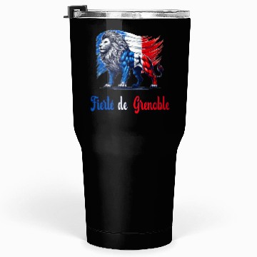 Discover The proud Grenoble flag design Tumblers 30 Oz