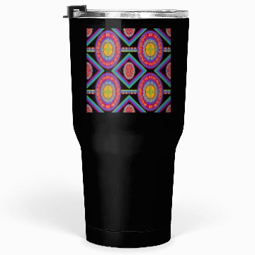 Discover Vibrant African Tribal Pattern. Tumblers 30 Oz
