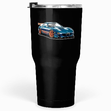 Discover blue car racing Tumblers 30 Oz