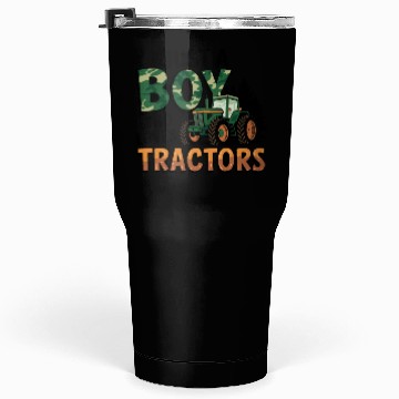 Discover Just a boy who loves tractors Tumblers 30 Oz