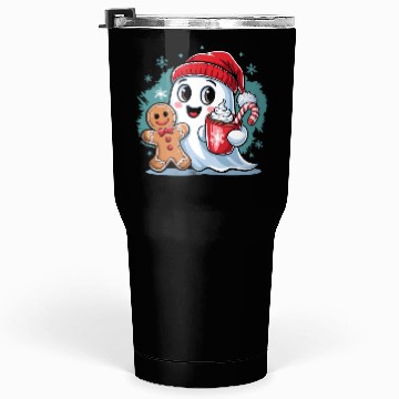 Discover Cute Christmas Ghost Tumblers 30 Oz