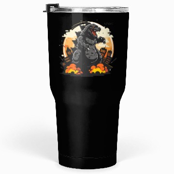 Discover Attack of the giant lizard Tumblers 30 Oz