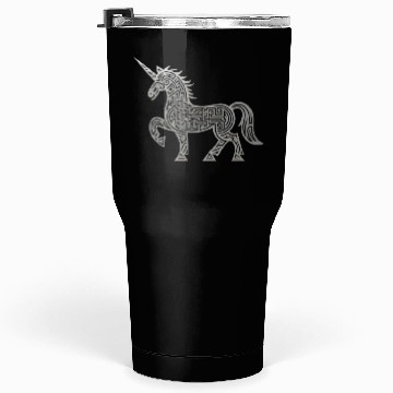 Discover Celtic Unicorn Line Art Tattoo Tumblers 30 Oz