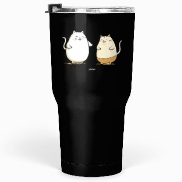 Discover Chubby Cat Friends Tumblers 30 Oz