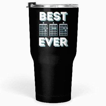 Discover Best Dad Ever Guitar Notes Tumblers 30 Oz
