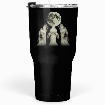 Discover Great Dane Dog Howling Moon Tumblers 30 Oz
