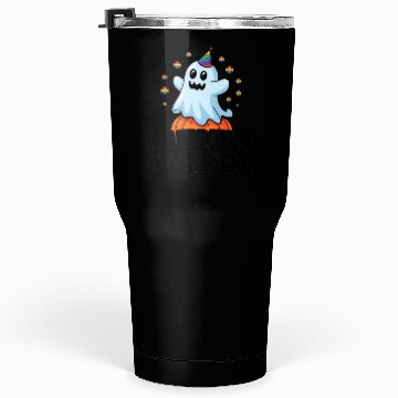 Discover Whimsical Ghost Halloween Celebration Tumblers 30 Oz