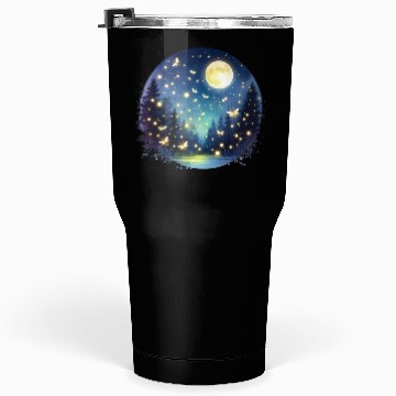 Discover Moonlit Fireflies Tumblers 30 Oz