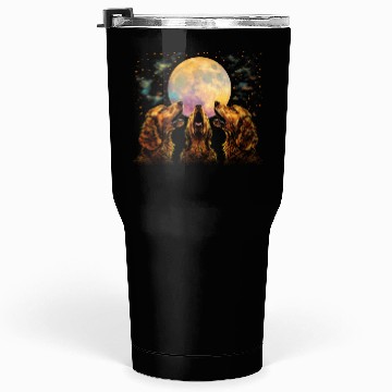 Discover Irish Setter Dog Howling Moon Tumblers 30 Oz