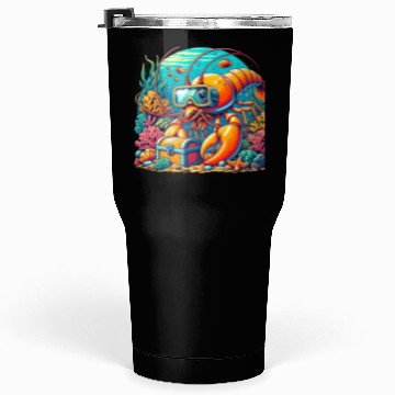 Discover Shrimp Exploration-Underwater Adventure Tumblers 30 Oz