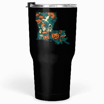 Discover Louisiana USA Halloween Tumblers 30 Oz