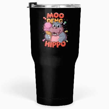 Discover Moo Deng Hippo Tumblers 30 Oz