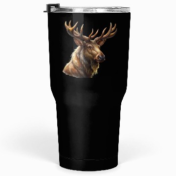 Discover Elk head with antlers Tumblers 30 Oz