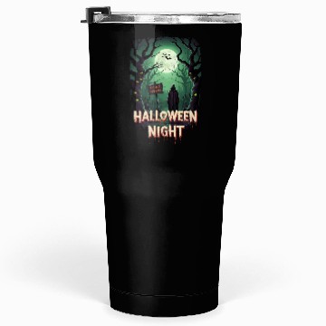 Discover Pumpkin King & Halloween Night Merch Tumblers 30 Oz