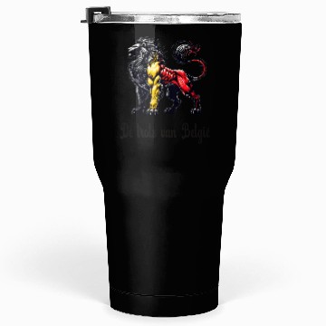 Discover Belgium lion flag design Tumblers 30 Oz