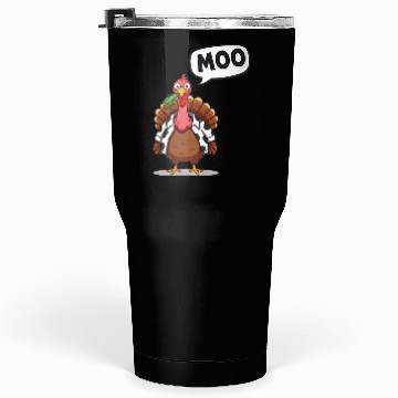 Discover turkey moo funny thanksgiving Tumblers 30 Oz