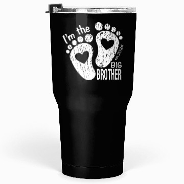 Discover I’m the big brother -newborn sibling design Tumblers 30 Oz