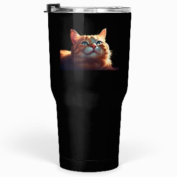 Discover A Cute Orange Cat Tumblers 30 Oz